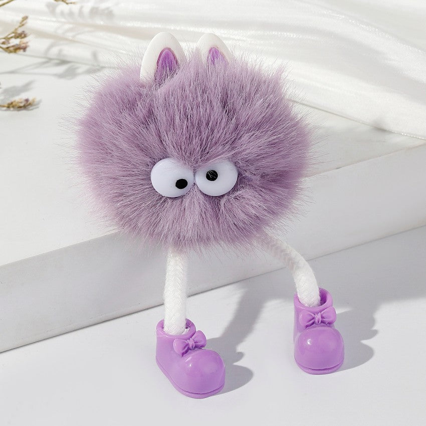 Wholesale Cartoon Monster Plush Keychain